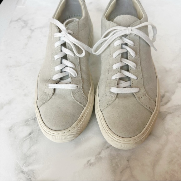 Common Projects Suede Achilles Sneaker in Grey 38 - Picture 5 of 8